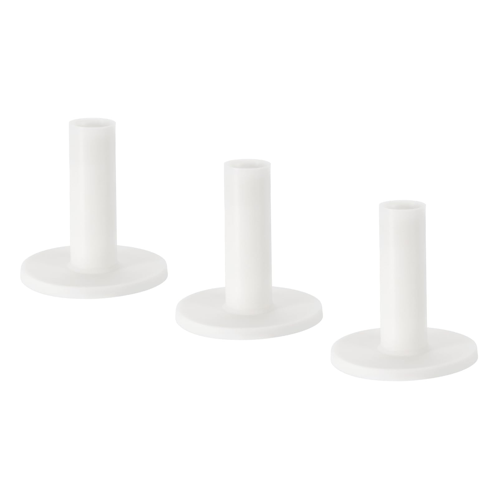 PATIKIL 2.4 Inch Rubber Golf Tee, 3 Pack Tall Training Driving Range Tee Stable Ball Holder for Outdoor Indoor Hitting Mat, White