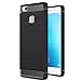 Huawei P9 Lite Case, Landee Soft TPU Shock Absorption and Carbon Fiber Design Silicone Case for Huawei P9 Lite (5.2