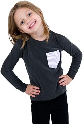 Fraternity Collection L/S Little Jones Charcoal M Kids Shirt