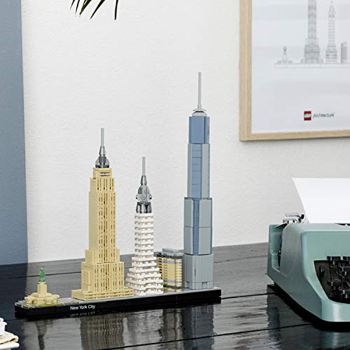 LEGO Architecture New York City Set, Skyline-Modellbausatz mit World Trade Center und Freiheitsstatue, Basteln für Erwachsene, Home und Büro-Deko, Geschenke für Frauen und Männer 21028 – Bild 8