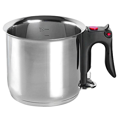 ELO Stainless Steel 1.6Quart Double Boiling Simmer Pot, Induction