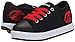 Heelys Fresh X2 Skate Shoe (Little Kid/Big Kid), Black/Red, 5 M US Big Kid