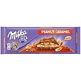 Milka Milk Chocolate with Peanut & Caramel Filling, Large Bar 276g
