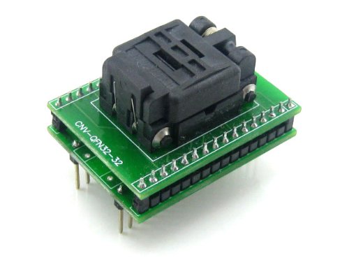 Waveshare QFN32 TO DIP32 QFN32 MLF32 MLP32 QFN Plastronics IC Test Burn-in Socket Programming Adapter 5x5 mm 0.5Pitch