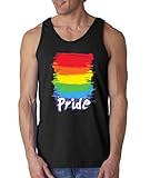 Shop4Ever® Pride Rainbow Bright Neon Men's Tank Top Gay Equal Rights Tank Tops