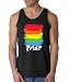 Shop4EverĀ® Pride Rainbow Bright Neon Men's Tank Top Gay Equal Rights Tank Tops