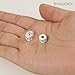 JewelrieShop 2 Pcs European Beads Stopper Clip Lock Beads Spacer Charm for Bracelet, Openable