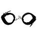 FantasyAttics® BDSM 10 Pcs Bondage Restraint Kit with Blindfold Eye Mask, Ball-gag, Collar, Leash, Hand Cuffs, Ankle Cuffs, Nipple Clamps, Feather Teaser, Leather Whip, Rope (Black)