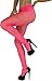 ToBeInStyle Women's Sexy Seamless Fishnet Full Footed Panty Hose Tights Hosiery - Hot Pink - One Size Regular