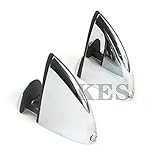 KES HSB300A-P2 Solid Metal Adjustable Wood/Glass Shelf Bracket Wall Mount 2 Pcs or One Pair SMALL, Polished Chrome