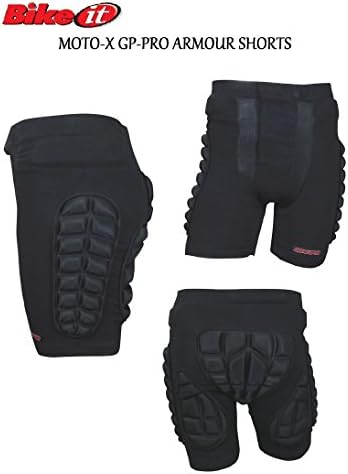 GP PRO MOTO-X IMPACT PROTECTOR MX ADULT SHORTS Motorbike Motocross Enduro Off Road Padded Inner Armour Short
