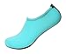Freely Barefoot Water Skin Shoes Aqua Socks for Beach Swim Surf Yoga Exercise Mint 5. XL (US M:7.5~9, W:8.5~10)