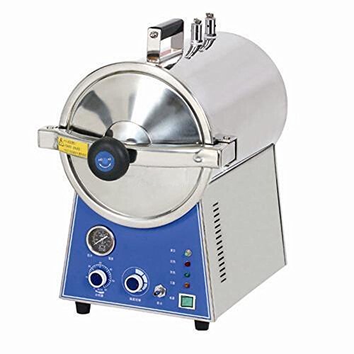 Aphrodite 24L Portable High Pressure Steam Autoclave Sterilizer Stainless Steel Lab Equipment TM-T24J 110V