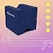 Serenilite Cooling Memory Foam Layered Contour Knee Pillow & Leg Rest - Great for Knee, Leg, Back, Joint, Ankle, Sciatica Pain Relief - Optimal Leg Support & Great for Pregnancy - Plush Velour Cover