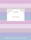 Image de Adult Coloring Journal: Co-Anon (Pet Illustrations, Pastel Stripes)