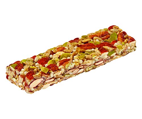 Munk Pack Pecan Almond Keto Nut & Seed Bar with <1g Sugar, 3g Net Carbs | No Added Sugar | Plant Based | Gluten Free, Soy Free | 12 Pack