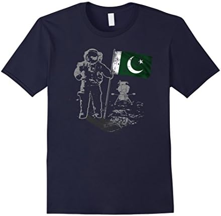 Mens Solar System Shirt Pakistan Flag Space Exploration Shirt Small Navy