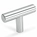 Cosmas 305CH Polished Chrome Cabinet Hardware Euro Style T Bar Knob - 2