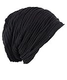 Zando Unisex Winter Wrinkled Baggy Knit Crochet Slouchy Skull Hat Beanie Cap