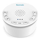 Baby Soother, Samxic Baby Sound Machine Shusher White Noise Machine with Shh & 12 Different Soothing, Sleep-Promoting Sounds, Volume Control and Auto-Off Timer