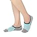 No Show Socks Women Ankle Low Cut Socks Invisible Non Slip Footies Liner for Sneakers Boat Shoes 6 Pairs