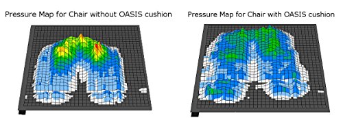 PURAP Oasis Orthopedic seat Cushion for Sitting Pain, Sciatica, and ischial Pain Relief - Fluid 3D Flotation Technology - Car Seats, Office Chairs, Airplane Travel - Thumbnail 2