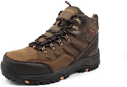NWT LOWA Men\'s Brown Leather Hiking Boots - Rugged Support & Waterproof Lowa Creek II GTX Gortex MID Brown Military Hiking Boots US  main image 4