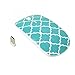 TopCase Quatrefoil / Moroccan Trellis Series Hot Blue / Turquoise USB Optical Wireless Mouse for Macbook (pro , air) and All Laptop + TopCase Designed Chevron Mouse Pad