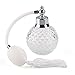 UNIQLED Crystal Art Vintage Style Empty Refillable Perfume Atomizer Long Tassel Spray Bottle 100ml (White)