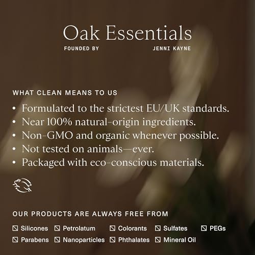 Oak Essentials Luminous Body Lotion, Hydrating Body Lotion for Women with Blue Tansy, Rose Oil, Shea Butter and Coconut Oil, Lightweight Moisturizer for Dry and Sensitive Skin, 10.1 Fl Oz