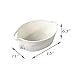 Iceblue 15''X11''X6.3'' White Woven Basket Handle Design Cotton Rope Storage Organizer Nursery Baby Toys Storage (Large)