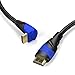 90° Angled 8K/4K HDMI Cable – 3ft – with A.I.S. Shielding, Designed in Germany (Supports All HDMI Devices Like PS5/Xbox/Switch – 8K@60Hz/4K@120Hz, HDCP, High Speed HDMI with Ethernet) – CableDirect