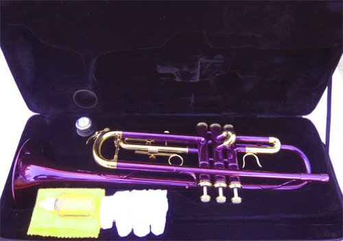 New Purple Concert Band Trumpet w/case-Approved+Warranty