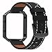 For Fitbit Blaze Bands Leather with Frame Large(6.7