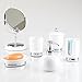 iDesign York Ceramic Canister with Lid - 3.5
