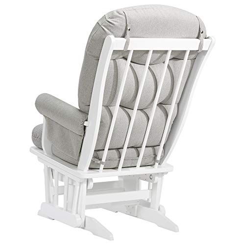 Dutailier Adèle Glider Chair (White/Light Grey) Pricepulse