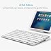 XINKSD Bluetooth Ultra-Slim Keyboard for iPad Air 2 / Air, iPad Pro, iPad mini 4 / 3 / 2 / 1, iPad 4 / 3 / 2 , New iPad 9.7