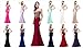 Babyonlinedress Babyonline Women's Lace Applique Long Formal Mermaid Evening Prom Dresses