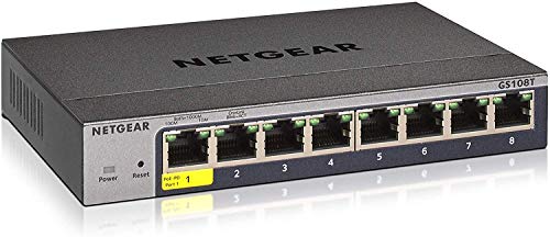 Netgear-GS108T-Switch-de-red-Gigabit-Ethernet-Smart-Pro-con-8-puertos-con-gestion-en-la-nube