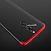 Case for Huawei Mate 10 Lite, MAOOY Full Body Protection 360 Degree Hard PC Plastic Armor Back Cover Ultra Slim Thin Anti-Scratch Resistant Protective Shell for Huawei Mate 10 Lite, Red and Black