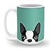 Society6 Boston Terrier Mug 15 oz
