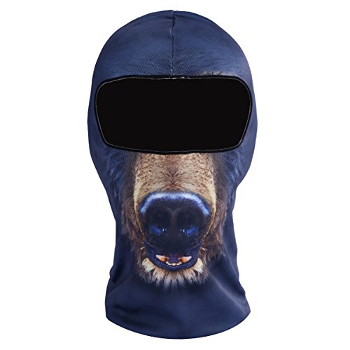 YASHALY Balaclava Ski Mask Thin Breathable Masked Hoods Hats 3D Summer Bandana Full Face Ninja Masks for Men and Women (Free Size, BB-01)