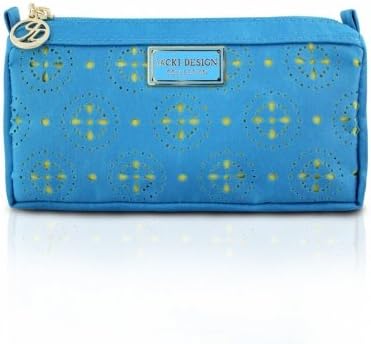 Jacki Design ABC38017BU Cosmopolitan Compact Cosmetic Bag44; Blue