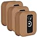 Blink XT Outdoor Camera Silicone Skin - Colorful Silicone Skin to Help Camouflage and Accessorize Your Home Security Camera - by Wasserstein (3 Pack, Brown)