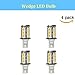 Makergroup T5 T10 921 194 Wedge Base LED Light Bulb High Brightness 12VAC/DC 3Watt Warm White 2700K-3000K for for Outdoor Landscape Lighting Deck Stair Step Path Lights and RV Lights 4pcs
