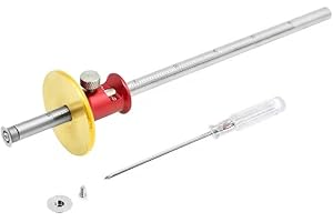 YOSELIN Wheel Marking Gauge,2 Wheel Cutter,Orking Gauges,Marking Guide Wood Marking Knife Woodworking Scribing Tools Dovetail Guide Woodworking Marking Tools,Imperial Scales.