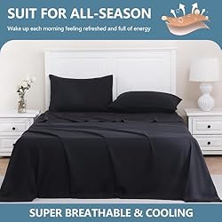 MEISHANG Queen Size Sheet Set, Soft Breathable
