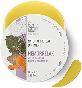 Benepura Hemorrelax 100 Natural Herbal Onguent 1 35 Fl Oz 40ml Achillee Blanche Tetra Et Curcuma Un Traitement Anal Naturel Pour Les Pieux Agit Favorablement Sur La Peau De L Anus Amazon Fr