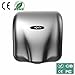 AjAir® 1 Pack Heavy Duty Commercial 1800 Watts High Speed Automatic Hot Hand Dryer - Stainless Steel