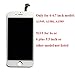 ZTR for iPhone 6 4.7 inch LCD Touch Screen Digitizer Frame Assembly Full Set LCD Touch Screen Replacement White